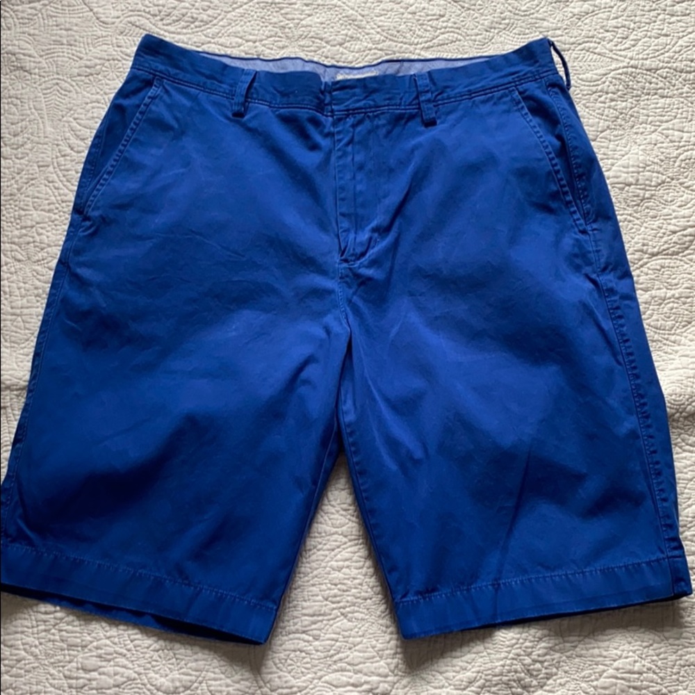Men’s JCREW Flat Front Short Blue sz 34